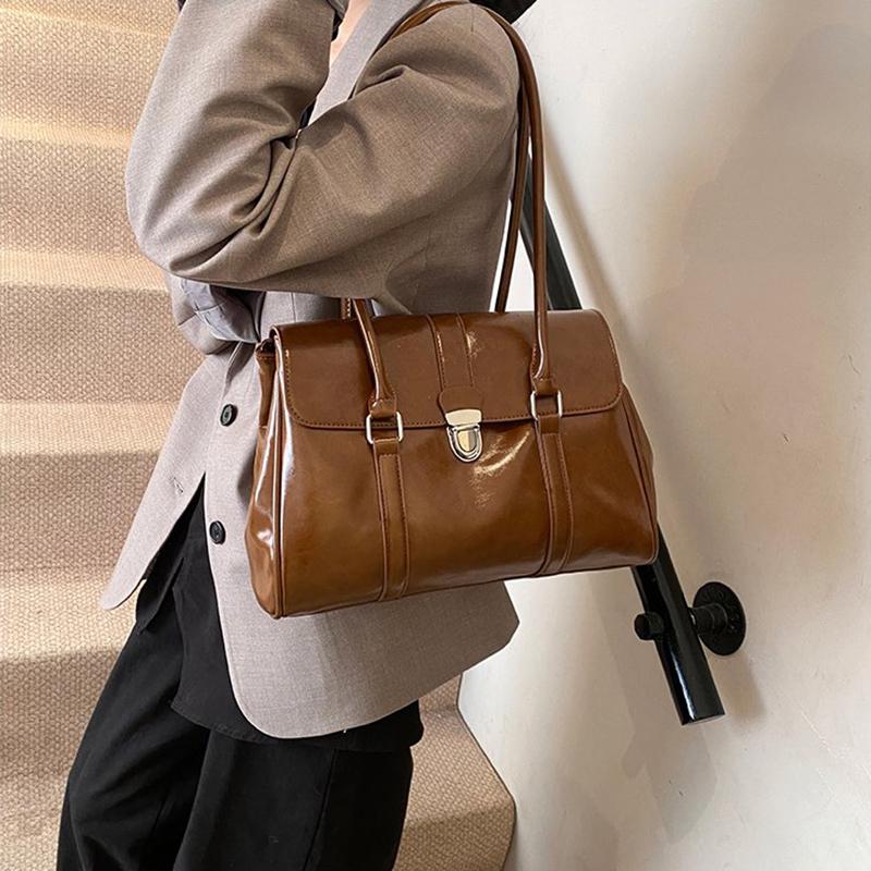 Designer-Handtaschen für Damen, Umhängetaschen, Umhängetaschen, Damen-Umhängetasche, modische Achseltasche braun von Joom DACH