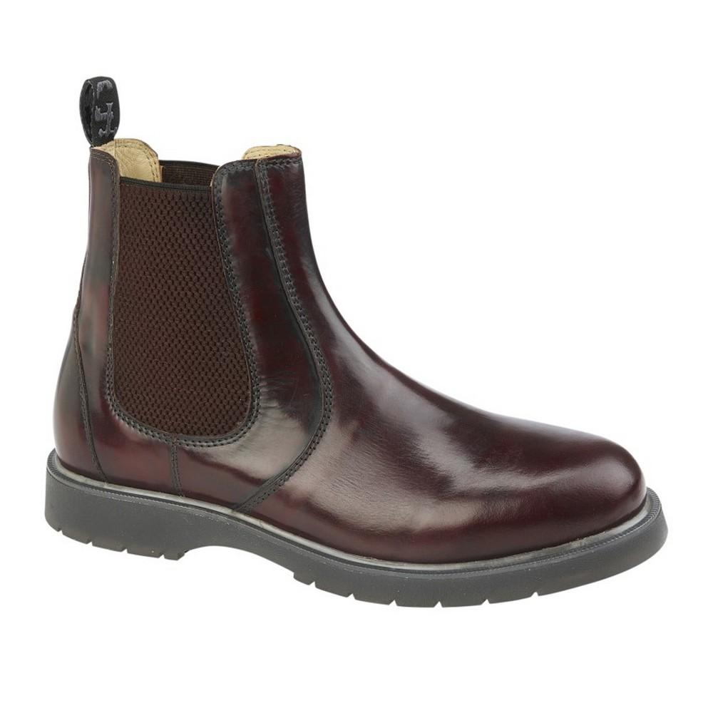 Designer-Herren-Chelsea-Stiefel aus Leder 3 UK bordeaux Designer-Herren-Chelsea-Stiefel aus Leder 3 UK bordeaux von Joom DACH