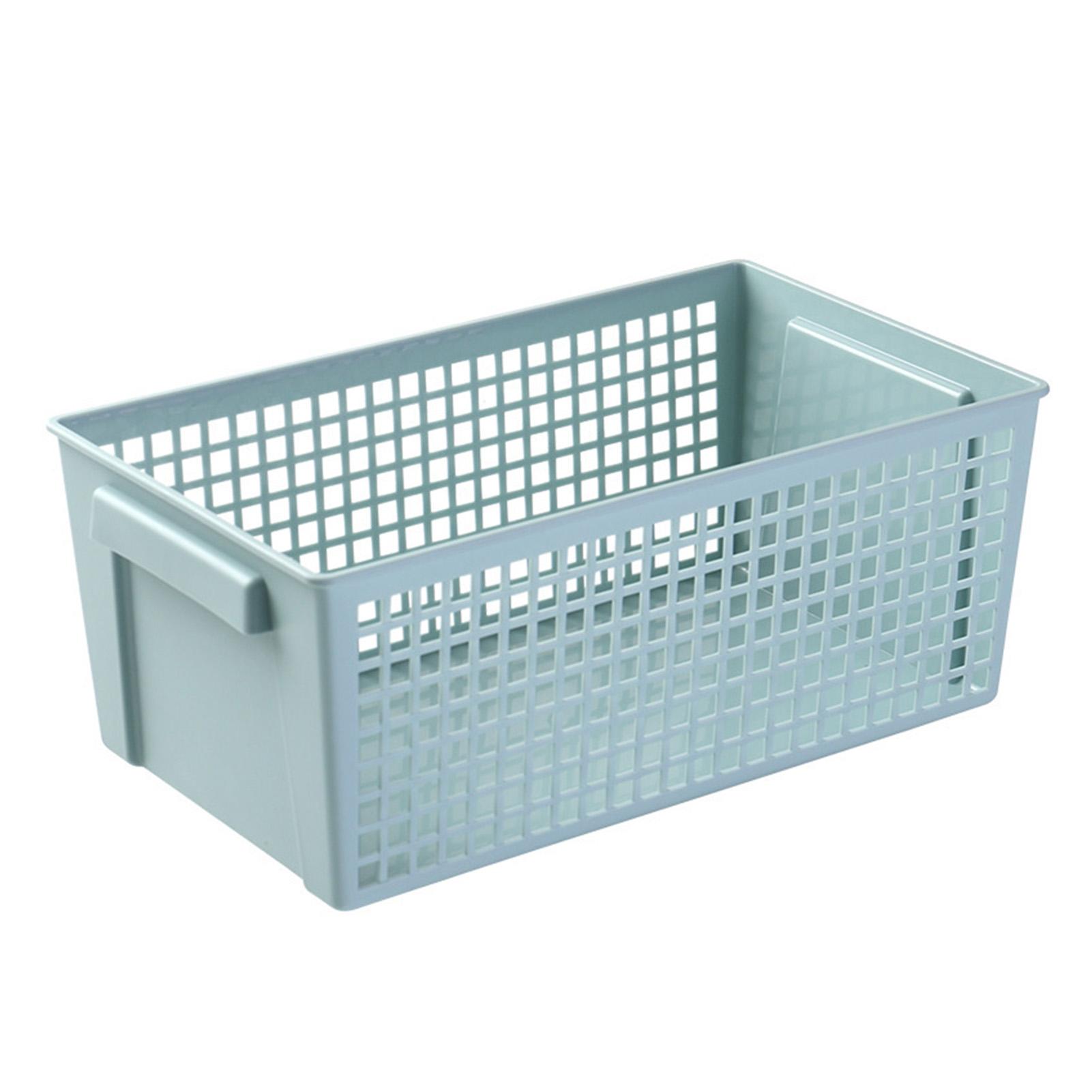 Desktop Aufbewahrungskorb Hohl Rechteckig PP Organizer Behälter für Snacks Schreibwaren Toilettenartikel Leicht L 28x16x11.5cm von Joom DACH