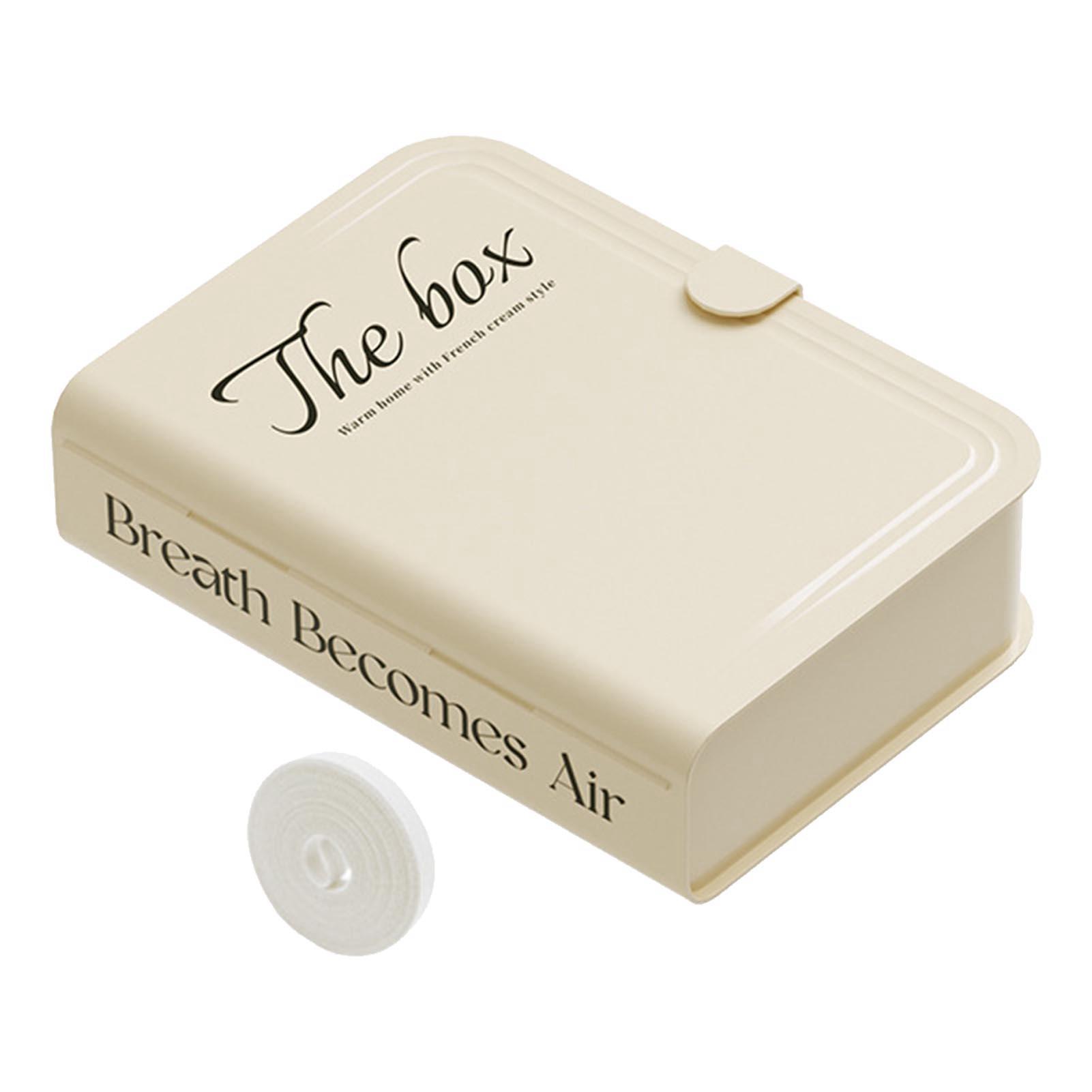 Desktop-Organizer-Box Datenkabel Aufbewahrungskoffer Kunststoff Buch Design Home Dekoration für Line Earbud von Joom DACH