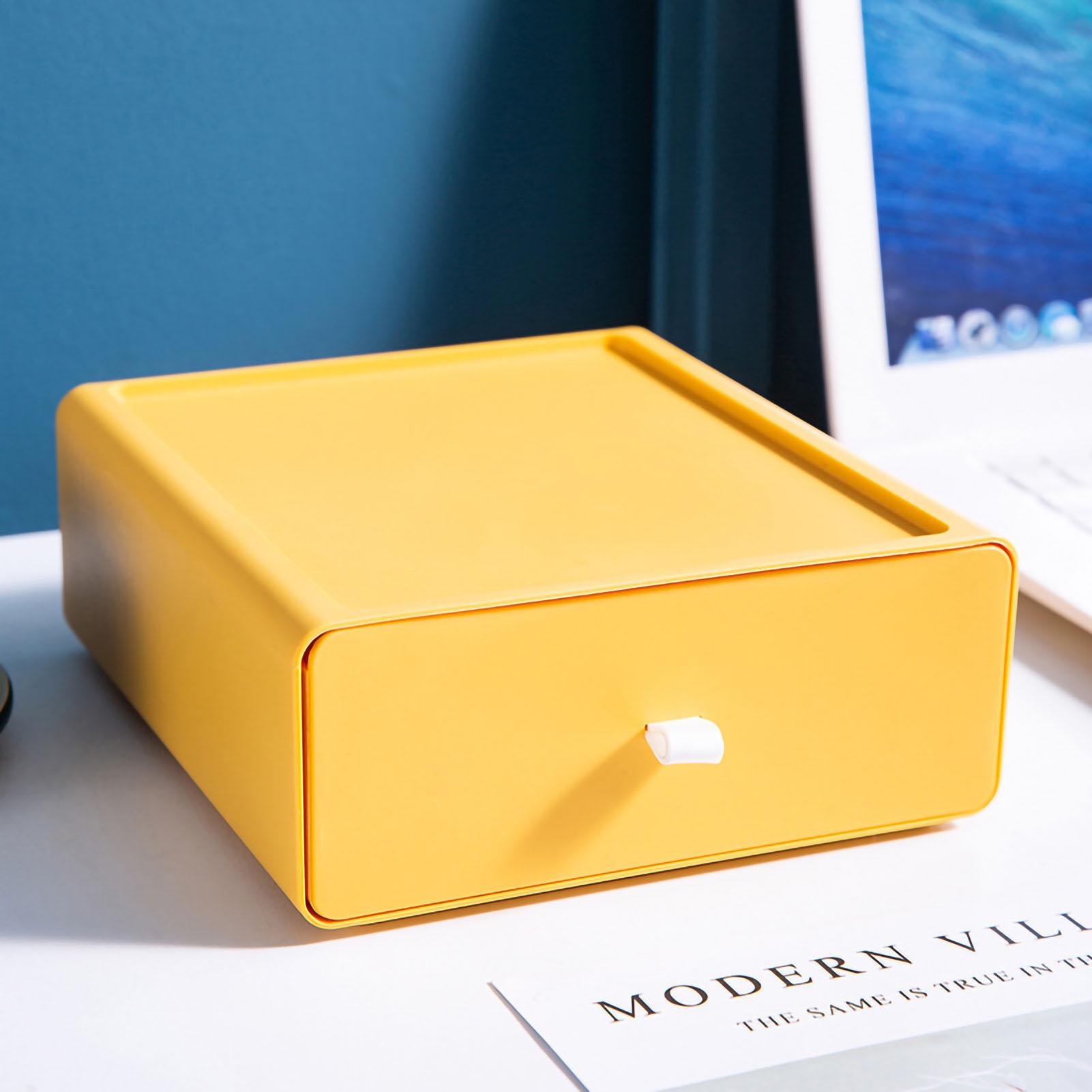 Desktop Storage Box Schublade Design Starke Belastung Lager Stapelbar Desktop Organizer Storage Box für gelb Desktop Storage Box Schublade Design Starke Belastung Lager Stapelbar Desktop Organizer Storage Box für gelb von Joom DACH