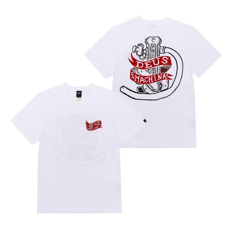 DeuS Ex Machina Jailer Sappy Herren T-Shirt Dmp251209c DMP251209C WHT (M) von Joom DACH