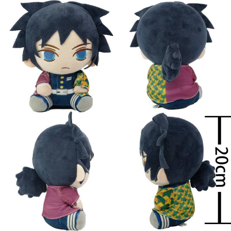 Devil's Blade Anime Plüsch Stofftier Niedliche Dolsl Demon Slayer Manga Puppe Kimetsu No Yaiba Tanjirou Nezuko Kindergeschenk Dekor 20cm von Joom DACH