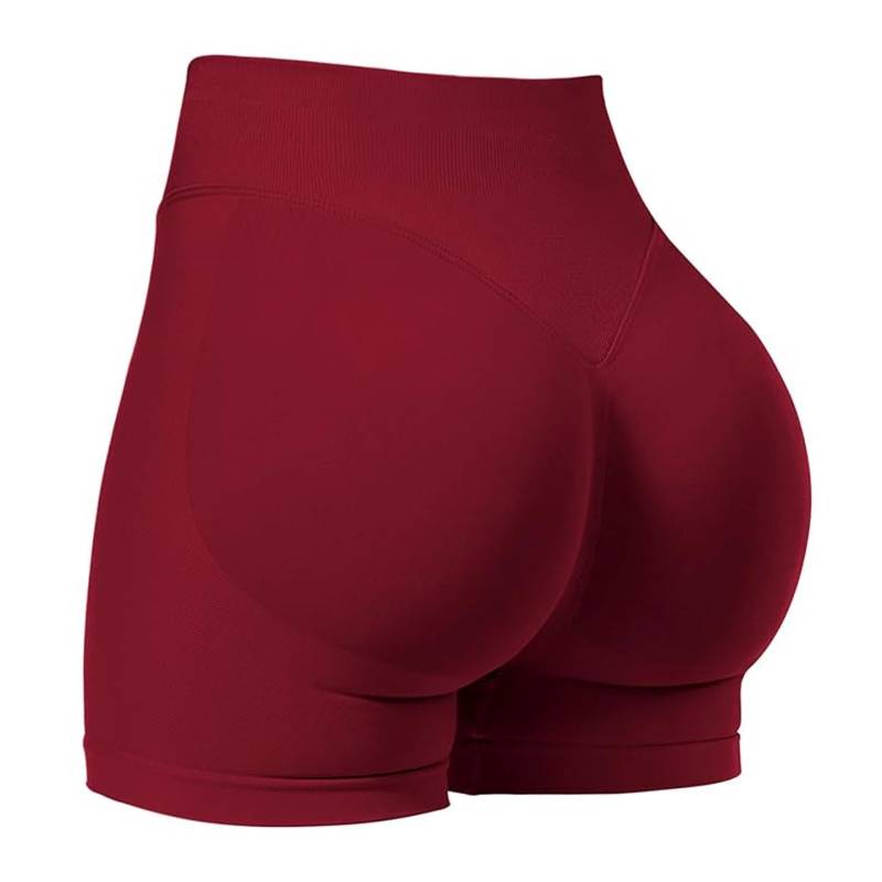 Dfyne Damen High Waist Yoga- und Laufshorts - Sportliche Fitness Hüftshorts Medium von Joom DACH