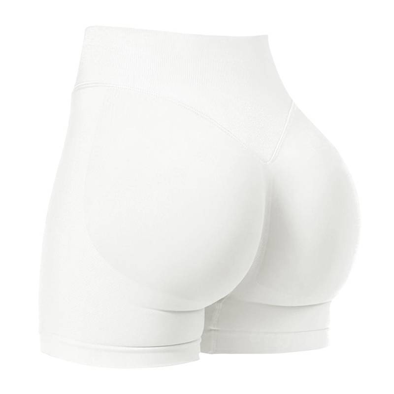 Dfyne Damen High Waist Yoga- und Laufshorts - Sportliche Fitness Hüftshorts Small von Joom DACH