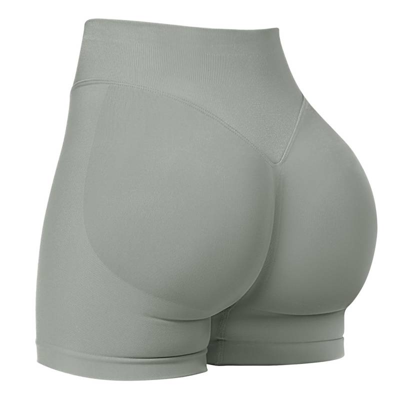 Dfyne Damen High Waist Yoga- und Laufshorts - Sportliche Fitness Hüftshorts Small von Joom DACH