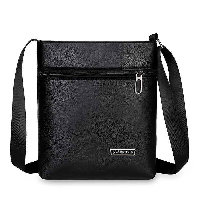 Diagonale Umhängetasche für Herren, modisch und lässig, für die Arbeit, zum Wechseln des Telefons, Herrentasche schwarz von Joom DACH