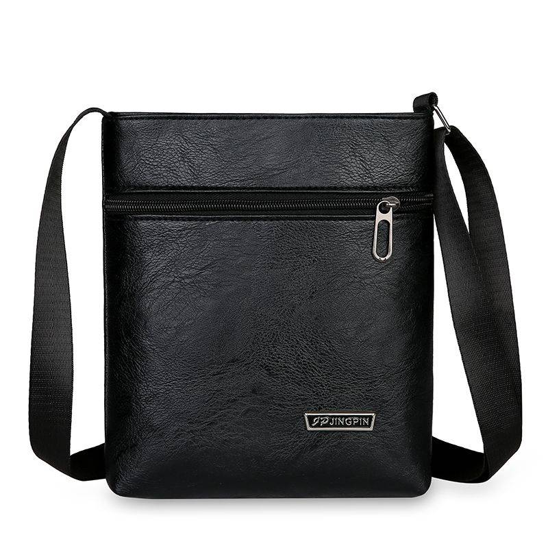 Diagonale Umhängetasche für Herren, modisch und lässig, für die Arbeit, zum Wechseln des Telefons, Herrentasche schwarz von Joom DACH