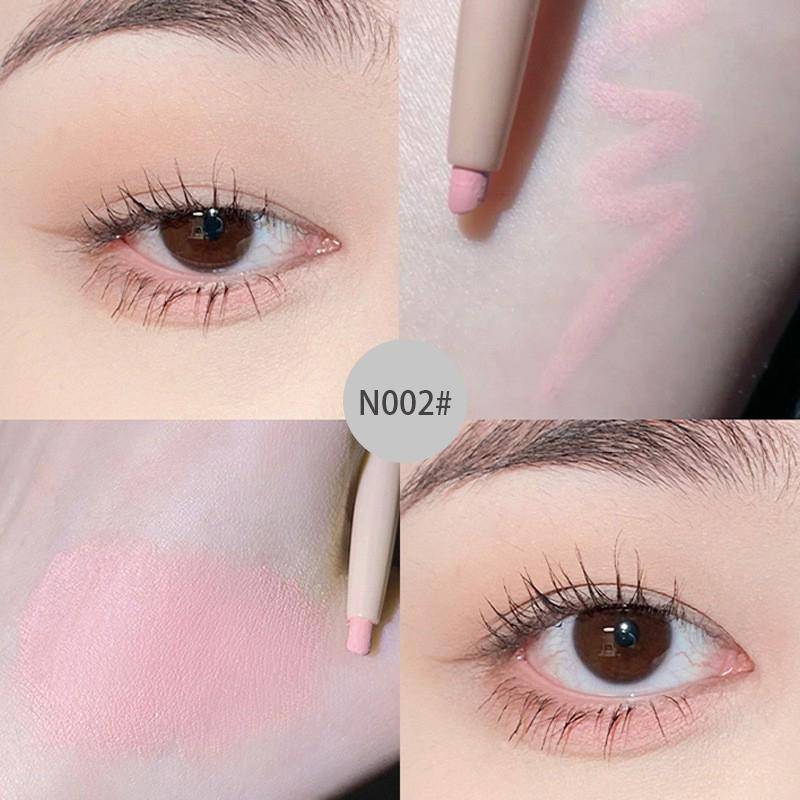 Diamant Glitter Lidschatten Liner Bleistift Eye Highlighter Wasserdicht Matte Aufhellen Seidenraupe Perlglanz Eyeliner Stift Make-Up N002 von Joom DACH