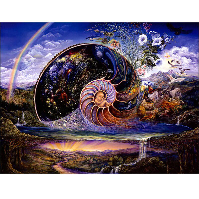 Diamant-Malerei, Aufkleber, Diamant-Stickerei, Malerei, Diamant-Mosaik, Stickerei, Malerei, Kreuzstich 20X30CM von Joom DACH