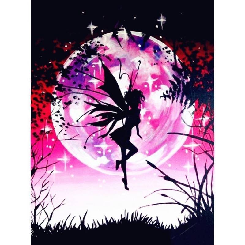 Diamant Malerei Engel 5D DIY Diamant Stickerei Landschaft Mosaik Bild von Strass Dekor Hause 20X30CM von Joom DACH