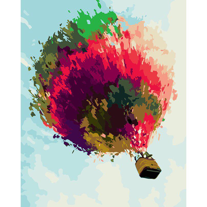 Diamant-Malerei Kreuzstich voller Runde Strass Stickerei Ölgemälde Ballon Dekor Aufkleber 20X30CM von Joom DACH