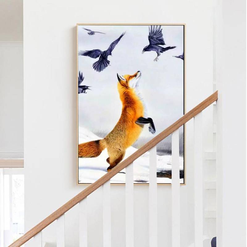 Diamant Mosaik Fuchs Volle Runde Diamant Malerei Tier Diamant Stickerei Adler Strass Bilder 20X30CM von Joom DACH