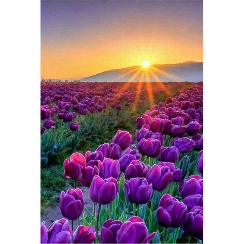 Diamant Stickerei Lavendel 5D DIY Diamant Malerei Diamant Mosaik Bilder Home Decor 50X70CM von Joom DACH