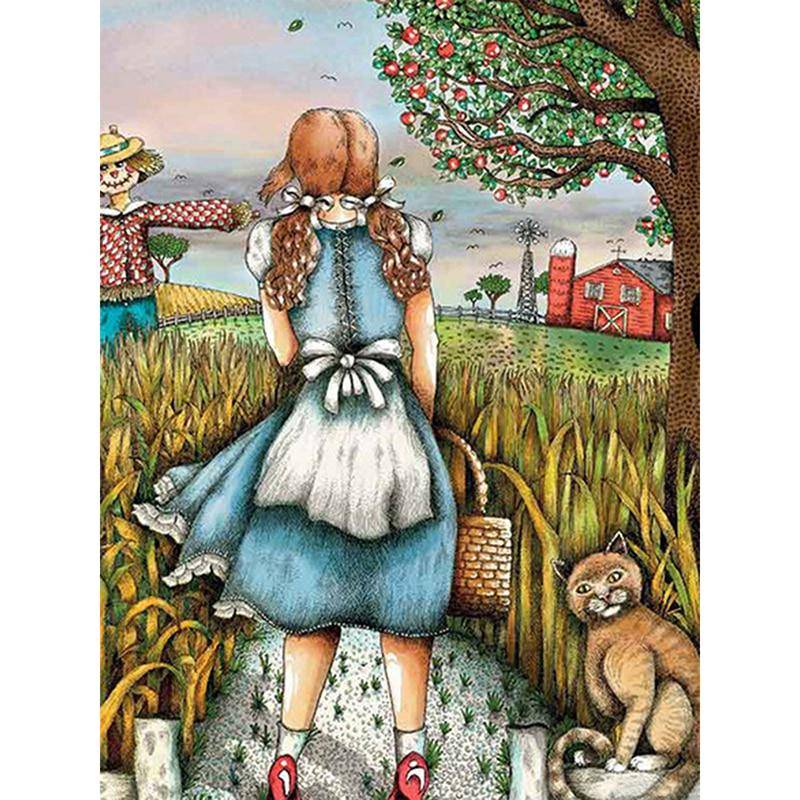 Diamant Stickerei Mädchen Diamant Malerei Porträt Bilder von Strass Diamant Mosaik Dekor Hause 20X30CM von Joom DACH