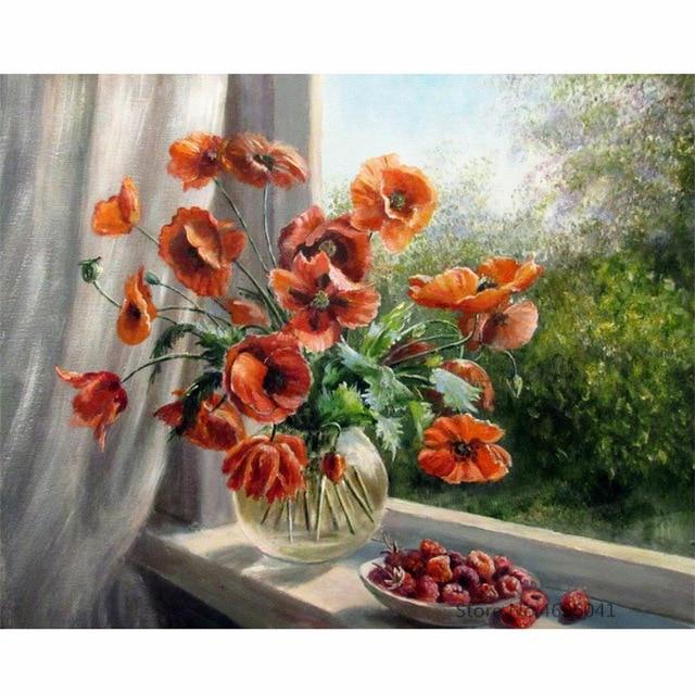 Diamantmalerei Blumen Bild von Strasssteinen Perlen Stickerei Gänseblümchen Diamantmosaik 20X30CM von Joom DACH