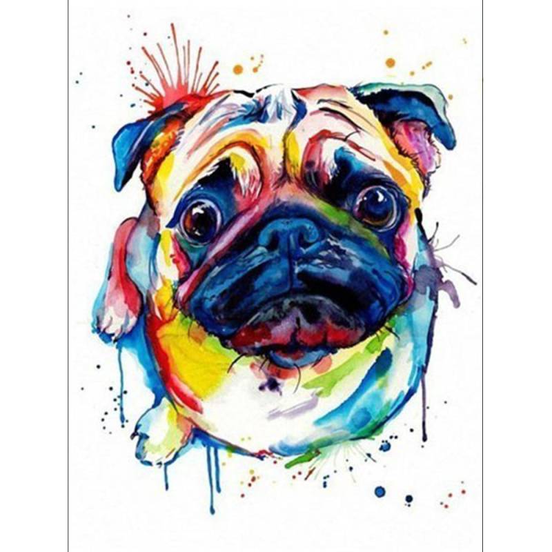 Diamantmalerei Hund Tier Diamant Stickerei Verkauf Strass Bild 5d Diamant Mosaik 20X30CM von Joom DACH