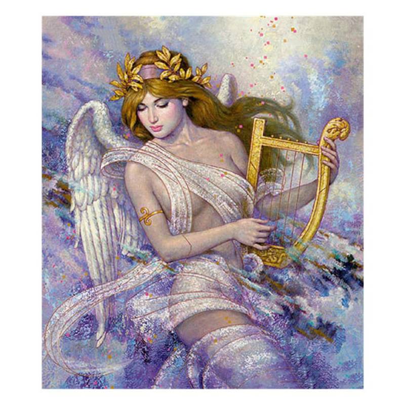 Diamantmalerei Mädchen Engel 5D DIY Diamant Stickerei Home Decor Bild DIY Bohrer Handarbeiten Mosaik Kit 20X30CM von Joom DACH