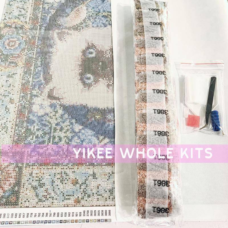 Diamantstickerei Blumen Vollpaket Handgemachte Handarbeit DIY Diamond Painting Strass Bild 20X30CM von Joom DACH