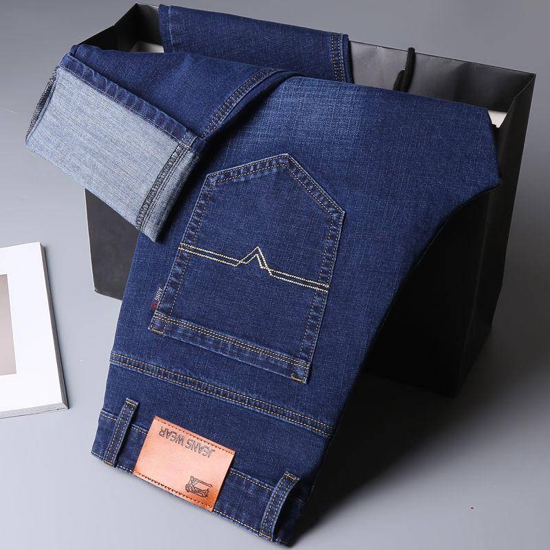 Dicke Jeans aus Samt für Herren in Übergröße – warm, lässig, locker, gerade Passform Size 33 (2.6 ft) von Joom DACH
