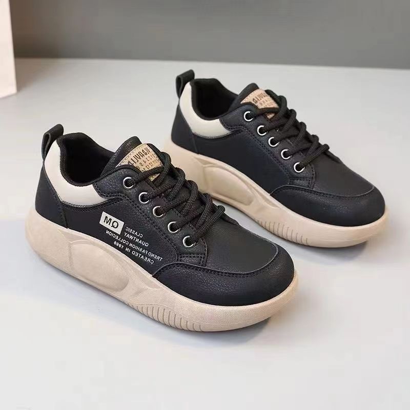 Dicke Sohle Weiche Sohle Sneaker Damen Frühling Neu Alles Passend Papa Schuhe Student Erhöhen Freizeitschuhe Kinder 40 von Joom DACH