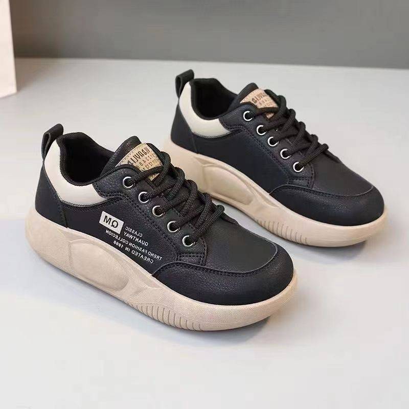 Dicke Sohle Weiche Sohle Sneaker Damen Frühling Neu Alles Passend Papa Schuhe Student Erhöhen Freizeitschuhe Kinder 40 von Joom DACH