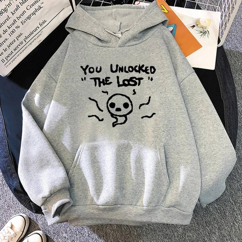 Die Bindung von Isaac Herbst Winter Hoodies Frauen Sweatshirt Langarm Brief Drucken Mit Kapuze Casual Cartoon Plus Unisex Sportwear L grau von Joom DACH