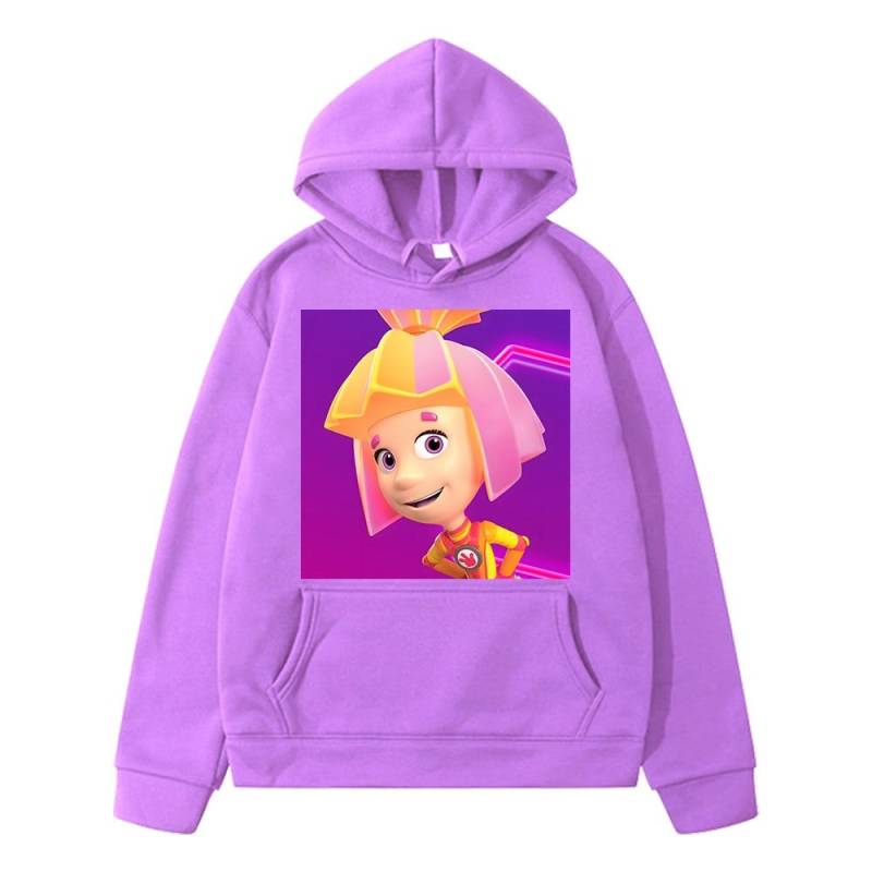 Die Fixies Hoodies Kinderkleidung Fleece Sweatshirt Mädchen Jungen Kleidung y2k Sudadera Herbst Anime Hoodie Pullover Kinderkleidung 130 violett von Joom DACH