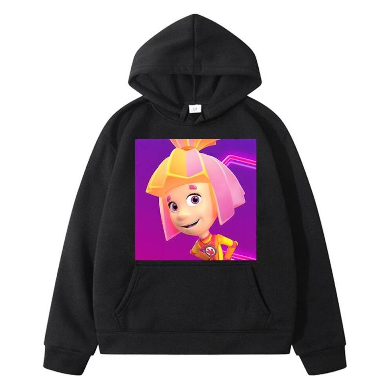 Die Fixies Hoodies Kinderkleidung Fleece Sweatshirt Mädchen Jungen Kleidung y2k Sudadera Herbst Anime Hoodie Pullover Kinderkleidung 130 schwarz von Joom DACH