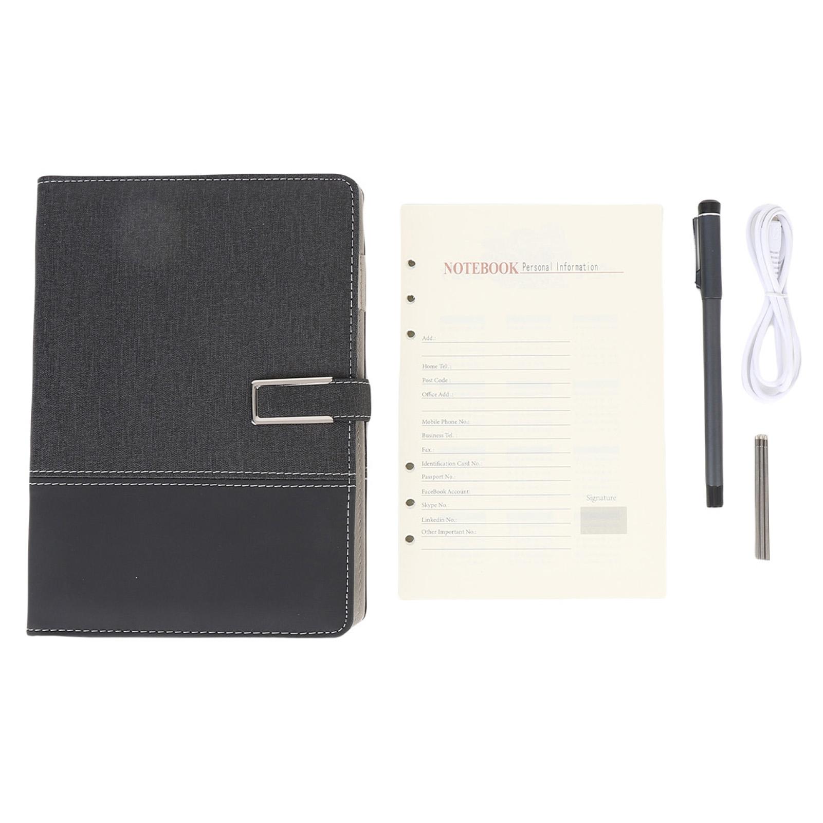 Digitales Smart Pen-Notizbuch-Set, Echtzeit-Digitalisierungssynchronisierung, Konvertierung in Text, Bluetooth-Notizbuch schwarz Digitales Smart Pen-Notizbuch-Set, Echtzeit-Digitalisierungssynchronisierung, Konvertierung in Text, Bluetooth-Notizbuch schwarz von Joom DACH