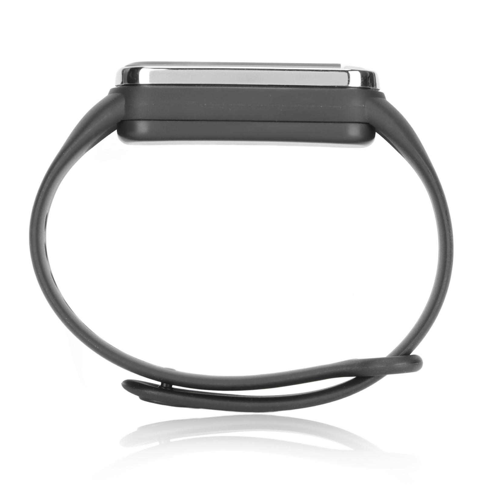 Digitaluhr mit LED-Bildschirm, 12–24 Stunden wiederaufladbar, stilvolle elektronische Armbanduhr für Männer und Frauen, Schwarz schwarz von Joom DACH