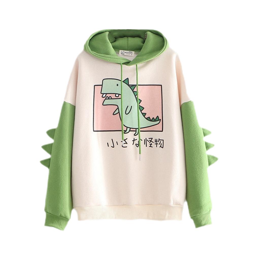 Dinosaurier Übergroßen Cartoon Hoodie Frauen Mode Sweatshirt Casual Drucken Koreanischen Stil Verdicken Sweatshirt Winter Dino Hoodie Tops L grün Dinosaurier Übergroßen Cartoon Hoodie Frauen Mode Sweatshirt Casual Drucken Koreanischen Stil Verdicken Sweatshirt Winter Dino Hoodie Tops L grün von Joom DACH