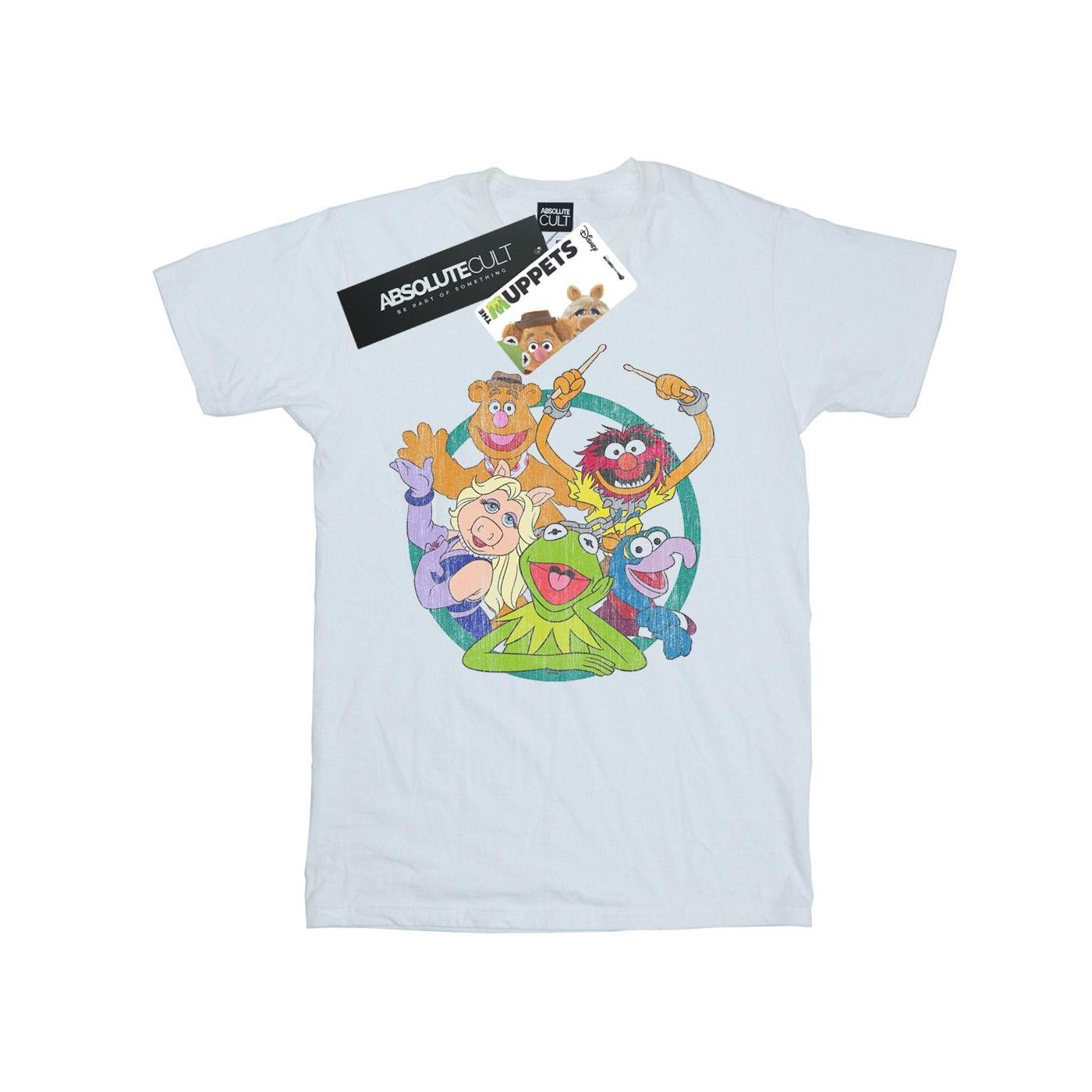 Disney Boys The Muppets Group Circle T-Shirt 12-13 weiß von Joom DACH