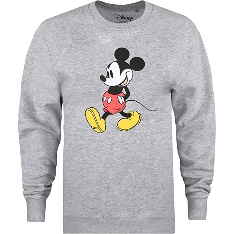 Disney Damen/Damen Strides Mickey Mouse Washed Sweatshirt XL grau von Joom DACH