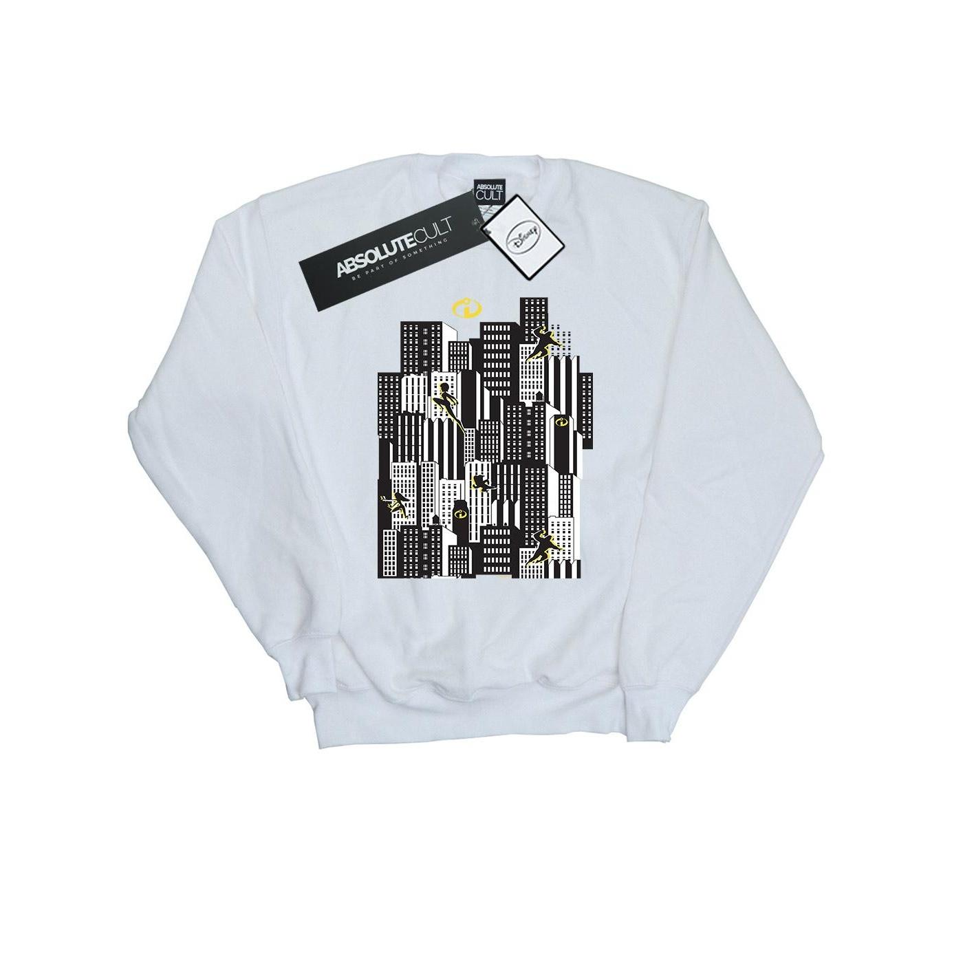 Disney Die Unglaublichen Skyline-Sweatshirt für Mädchen 9-11 Years weiß Disney Die Unglaublichen Skyline-Sweatshirt für Mädchen 9-11 Years weiß von Joom DACH