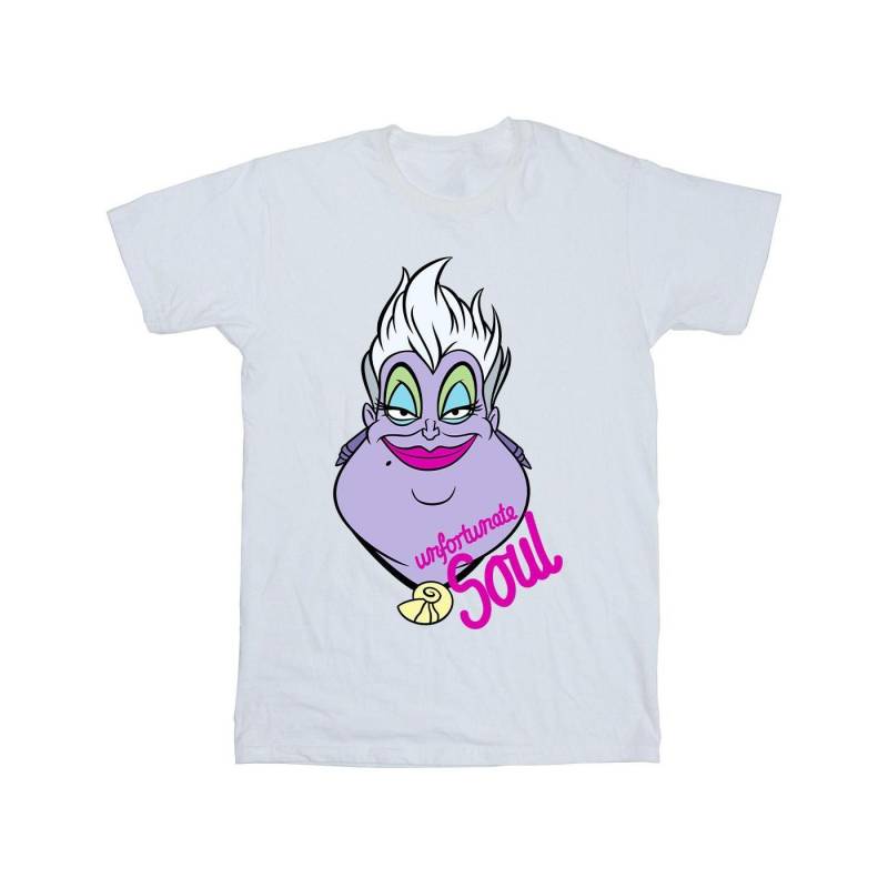 Disney Girls Villains Ursula Unfortunate Soul Baumwoll-T-Shirt 3-4 Years weiß von Joom DACH