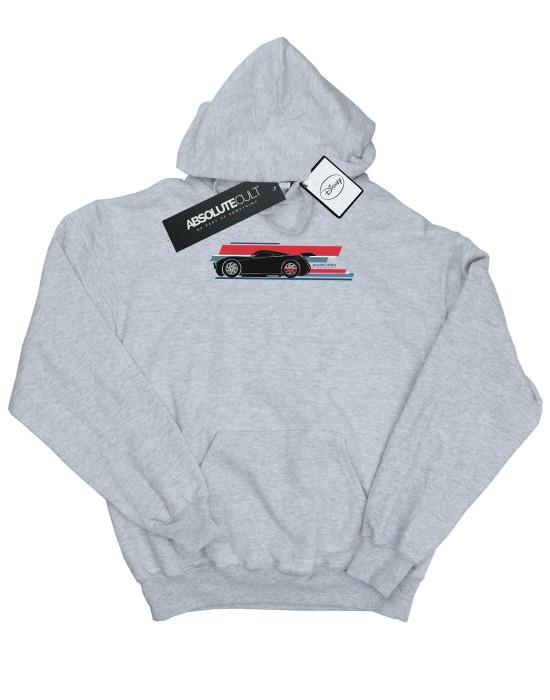 Disney Jungen Cars Jackson Storm Stripes Kapuzenpullover 12-13 grau von Joom DACH