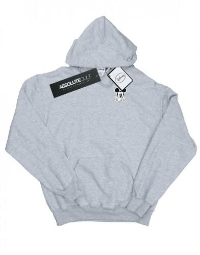 Disney Jungen Kapuzenpullover mit Mickey-Mouse-Don't-Speak-Brust-Print 5-6 Years weiß von Joom DACH