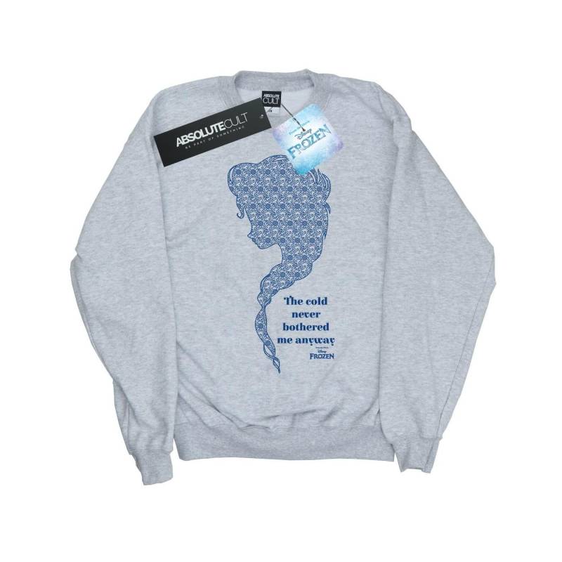 Disney Mädchen Frozen Cold Sweatshirt 9-11 Years grau von Joom DACH