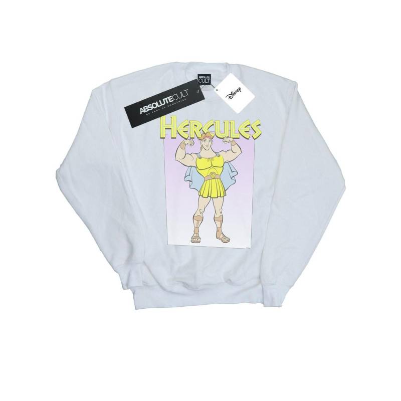 Disney Mädchen Hercules Muscles Sweatshirt 9-11 Years weiß von Joom DACH