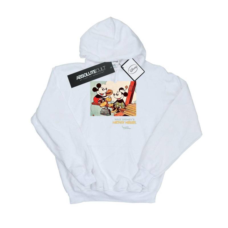 Disney Mädchen Mickey Mouse Building A Building Kapuzenpullover 9-11 Years weiß von Joom DACH