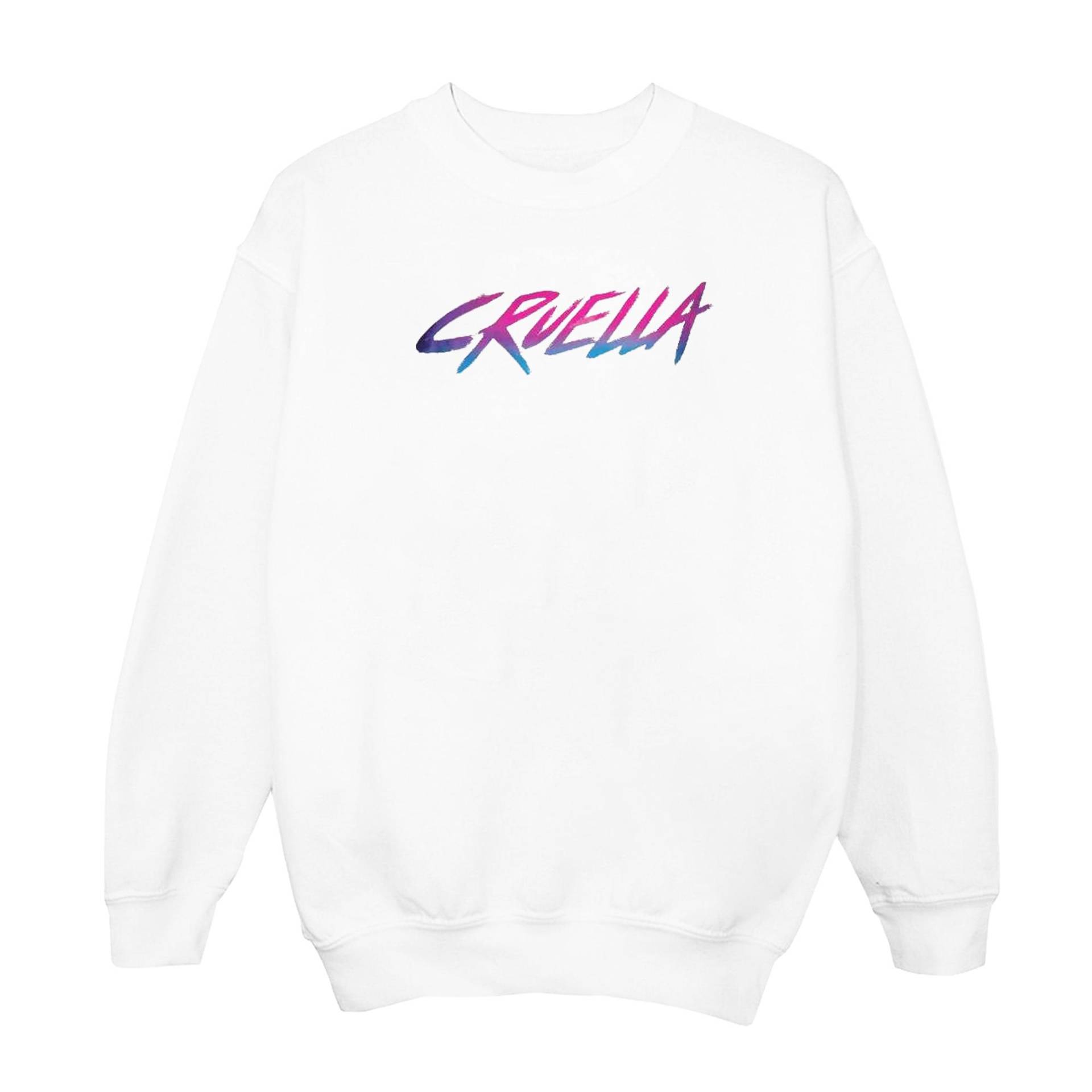 Disney Mädchen Rad Cruella Sweatshirt 9-11 Years weiß Disney Mädchen Rad Cruella Sweatshirt 9-11 Years weiß von Joom DACH