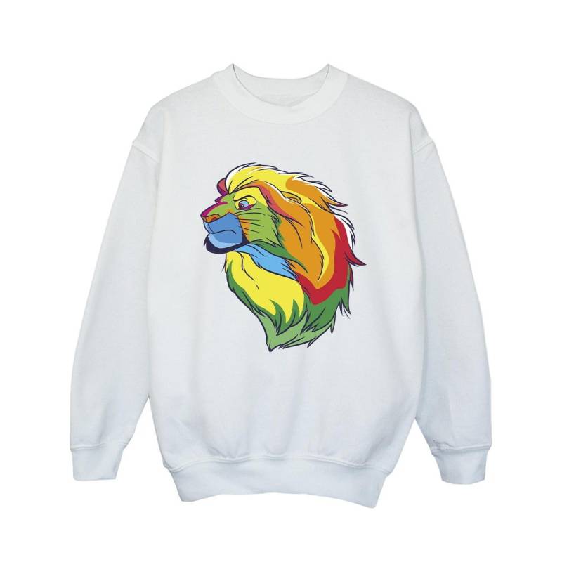 Disney Mädchen-Sweatshirt „Der König der Löwen“ in Farben 3-4 Years weiß von Joom DACH