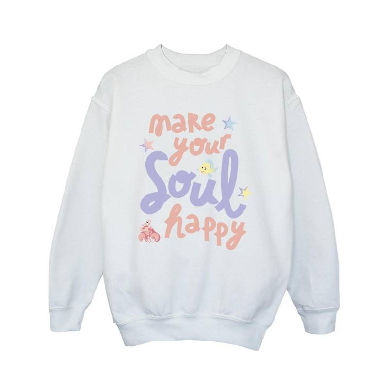 Disney Mädchen-Sweatshirt „Die kleine Meerjungfrau“. 3-4 Years weiß von Joom DACH