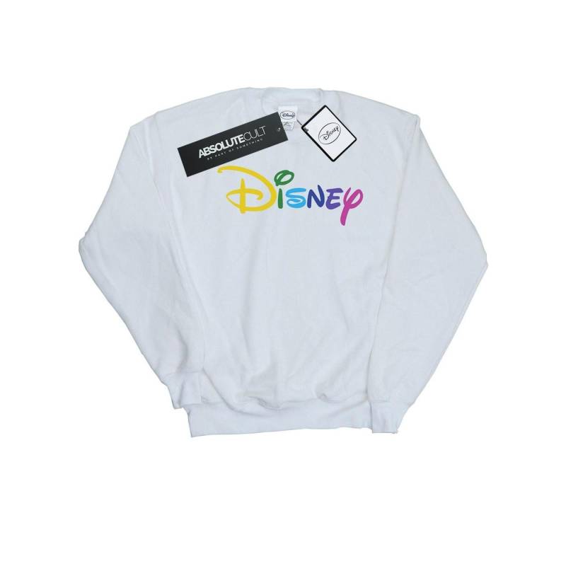 Disney-Mädchen-Sweatshirt mit farbigem Logo 7-8 Years weiß von Joom DACH