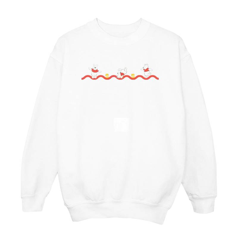 Disney Mädchen Winnie The Pooh Hunny Line Sweatshirt 3-4 Years weiß von Joom DACH