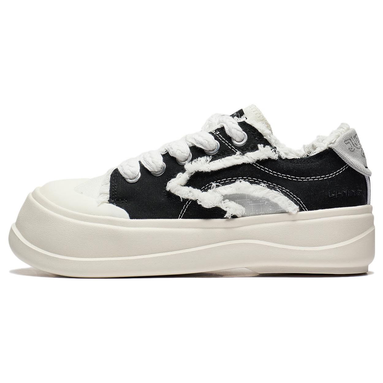 Disney X Li Ning Honey Plateau Rutschfest Langlebig Low Top Sportliche Freizeitschuhe Damen Sneaker Schwarz Weiß AGCT042-1 35⅔ von Joom DACH