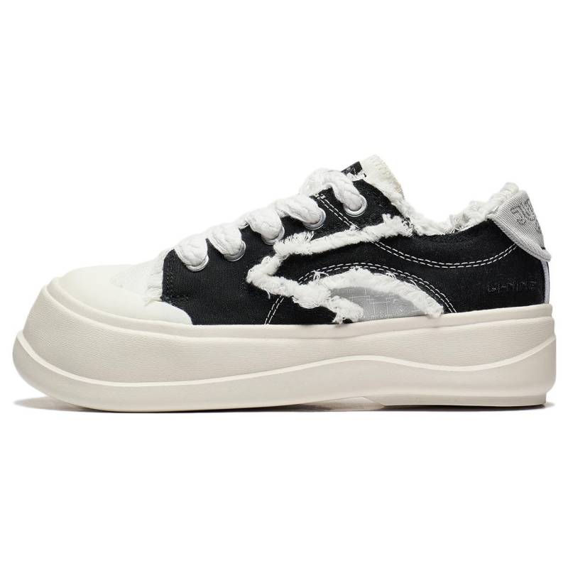 Disney X Li Ning Honey Plateau Rutschfest Langlebig Low Top Sportliche Freizeitschuhe Damen Sneaker Schwarz Weiß AGCT042-1 35⅔ von Joom DACH