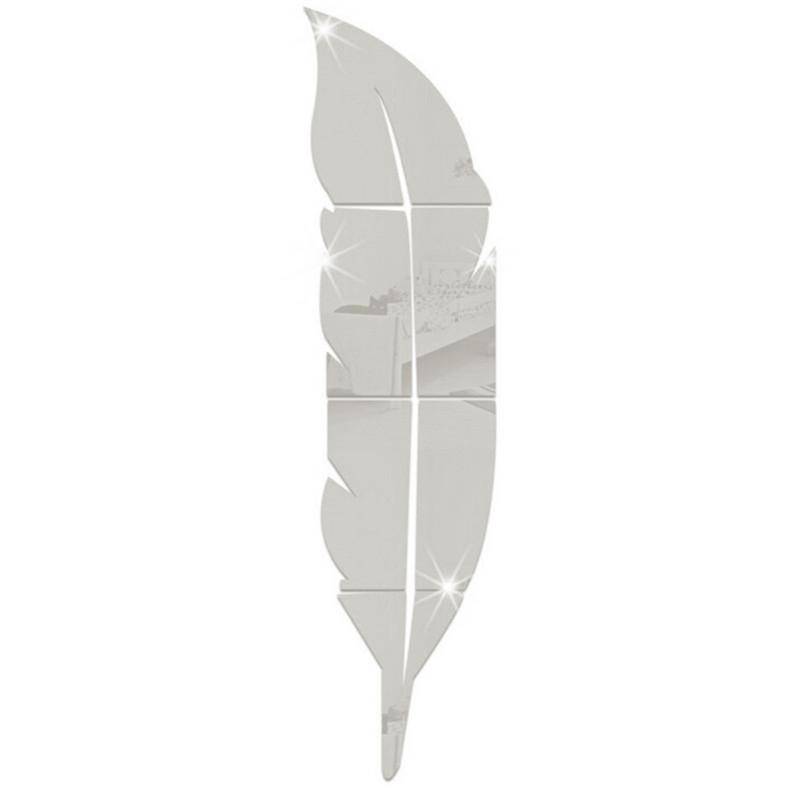 Diy Feder Plume 3D Spiegel Wand Aufkleber Wohnzimmer Kunst Home Decor Vinyl Aufkleber silber Diy Feder Plume 3D Spiegel Wand Aufkleber Wohnzimmer Kunst Home Decor Vinyl Aufkleber silber von Joom DACH