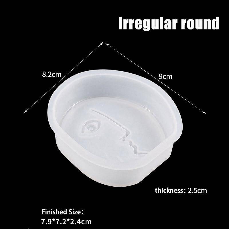 Diy Unregelmäßige Abstrakte Gesicht Aromatherapie Kerze Silikon Form Handgemachte Seife Gips Dekoration Handwerk Geschenk 7.9x7.2x2.4cm von Joom DACH